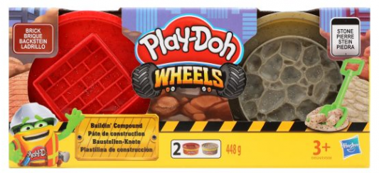 Набор HASBRO Play-Doh Wheels 2 цвета