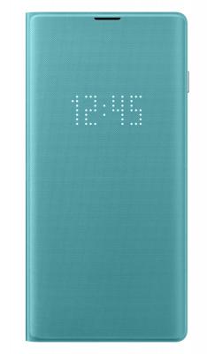 Чехол (флип-кейс) Samsung для Samsung Galaxy S10 LED View Cover зеленый (EF-NG973PGEGRU)
