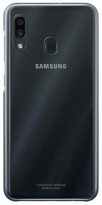 Чехол (клип-кейс) Samsung для Samsung Galaxy A30 Gradation Cover черный (EF-AA305CBEGRU)