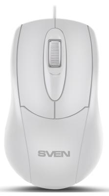 Мышь проводная Sven RX-110 белый USB SV-016685