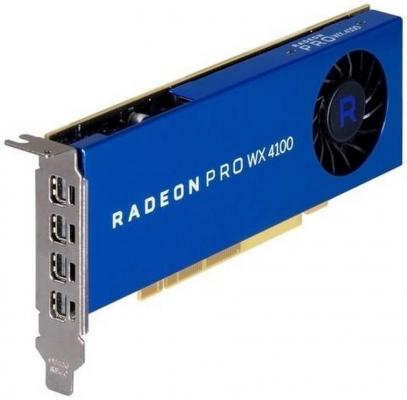 Видеокарта Dell PCI-E Radeon Pro WX 4100 AMD WX 4100 4096Mb 256bit DDR5/DPx2 oem