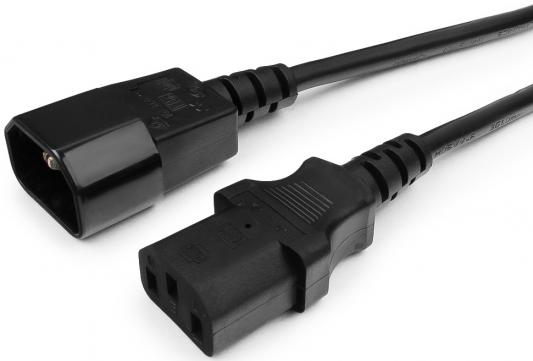 Cablexpert Кабель питания сист.блок-монитор 1.8м, C13-C14, 3х1кв.мм., черный, с зазем. (PC-189-1-1.8M)
