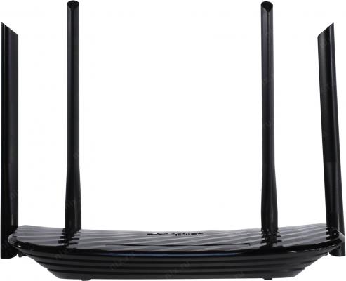 Wi-Fi роутер TP-LINK Archer A6 802.11abgnac 1317Mbps 2.4 ГГц 5 ГГц 4xLAN черный