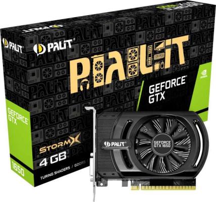 Видеокарта Palit GeForce GTX 1650 StormX PCI-E 4096Mb GDDR5 128 Bit Retail (NE51650006G1-1170F)