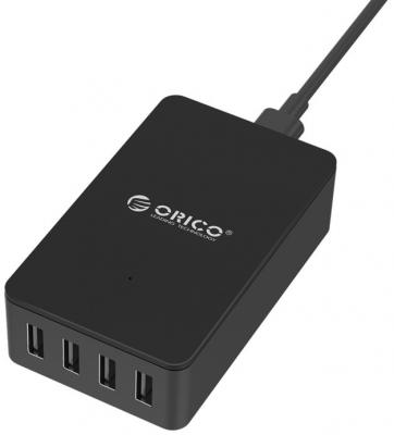 Зарядное устройство Orico CSE-4U-BK 4 x USB 9.6A черный