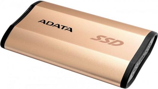 Внешний жесткий диск 256Gb SSD Adata SE730H Series Gold (USB 3.1 Type-C, 500/500Mbs, 3D TLC, IP68, 73х44х12mm, 33g)