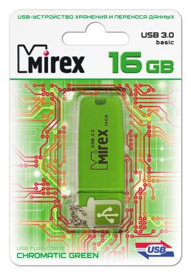 Флешка 16Gb Mirex Chromatic USB 3.0 зеленый 13600-FM3CGN16