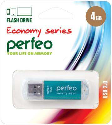 Флешка 4Gb Perfeo E01 USB 2.0 зеленый PF-E01G004ES флешка 4gb perfeo e01 usb 2 0 красный pf e01r004es
