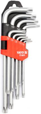 Набор ключей YATO YT-0511  ТОRХ Т10-Т50 9шт. CrV