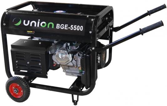 Генератор UNION BGE-5500  бензиновый 4-хтактный одноцилиндровый с воздушным охлаждением