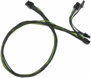 8 pin to two 6+2 pin 12V GPU 65cm power cable