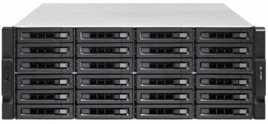 SMB QNAP TVS-2472XU-RP-i5-8G 24-Bay NAS, Intel Core i5-8500 6-core 3.0 GHz (up to 4.0 GHz), 8 GB UDIMM DDR4 (2 x 4GB), 24x 2.5"/3.5" SATA HDD/SSD, 4x GbE LAN, 2 x 10GbE SFP+, 2xPSU, rackmount 4U. W/o rail kit RAIL-A02-90