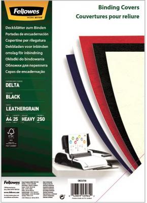 Обложка Delta  A4 Fellowes. Цвет: красный, 100 шт, тиснение под кожу, шт