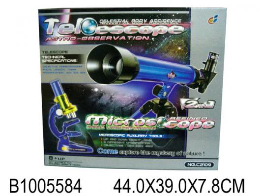 Набор для исследований best toys Телескоп+ микроскоп