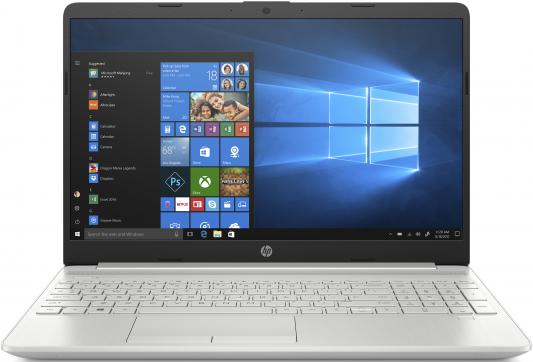 Ноутбук HP 15-dw0005ur 15.6" 1366x768 Intel Core i3-8145U 256 Gb 8Gb Intel UHD Graphics 620 серебристый Windows 10 Home 6PL53EA