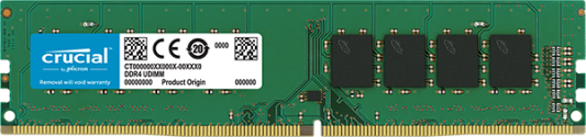 Оперативная память 16Gb (1x16Gb) PC4-25600 3200MHz DDR4 DIMM CL22 Crucial CT16G4DFD832A