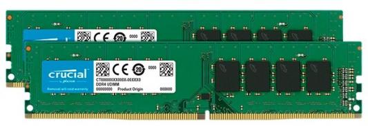 Оперативная память 8Gb (2x4Gb) PC4-25600 3200MHz DDR4 DIMM CL22 Crucial CT2K4G4DFS632A