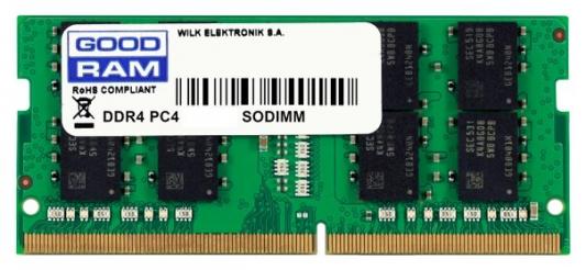 Оперативная память для ноутбука 4Gb (1x4Gb) PC4-21300 2666MHz DDR4 SO-DIMM CL19 Goodram GR2666S464L19S/4G