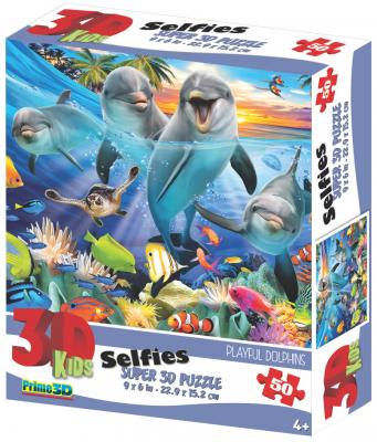 Пазл 3D Prime 3d Игривые дельфины 50 элементов 30765