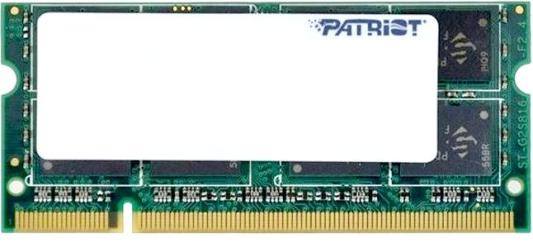 Оперативная память для ноутбука 8Gb (1x8Gb) PC4-21300 2666MHz DDR4 SO-DIMM CL19 Patriot Signature Line PSD48G266681S