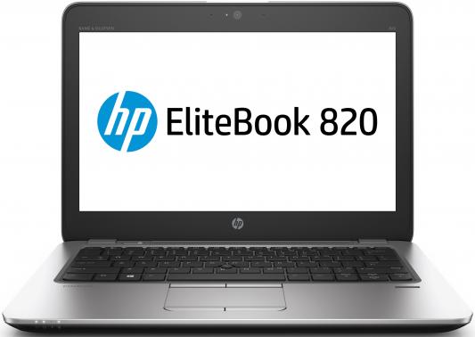 HP EliteBook 820 G3 12.5"(1920x1080)/Intel Core i5 6200U(2.3Ghz)/8192Mb/256SSDGb/noDVD/Int:Intel HD Graphics 620/LTE/3G/49WHr/war 3y/1.26kg/silver/black metal/W10Pro + Uslim Dock+Kensington lock