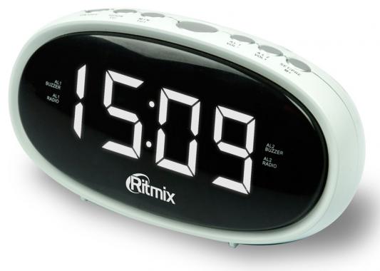 Часы с радиоприёмником Ritmix RRC-616 белый