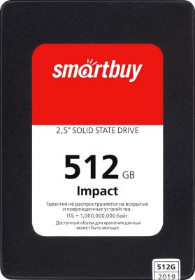 Твердотельный накопитель SSD 2.5" 512 Gb Smart Buy SBSSD-512GT-PH12-25S3 Read 560Mb/s Write 520Mb/s 3D NAND TLC