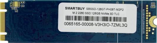 Твердотельный накопитель SSD M.2 128 Gb Smart Buy SBSSD-128GT-PH08T-M2P2 Read 1400Mb/s Write 350Mb/s 3D NAND TLC