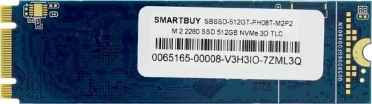 Твердотельный накопитель SSD M.2 512 Gb Smart Buy SBSSD-512GT-PH08T-M2P2 Read 1600Mb/s Write 1000Mb/s 3D NAND TLC