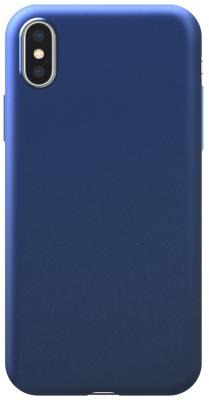 Накладка Deppa Case Silk для iPhone XS Max синий 89037