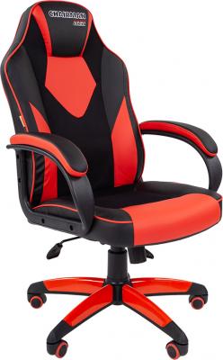 Офисное кресло Chairman   game 17 Россия экопремиум черный/красный (7024560)