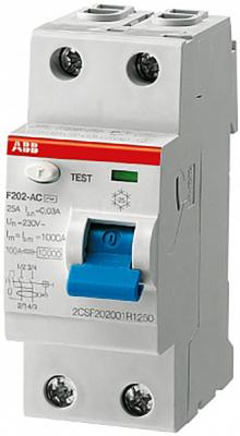 Выключатель дифференциального тока Abb 2CSF202001R0160