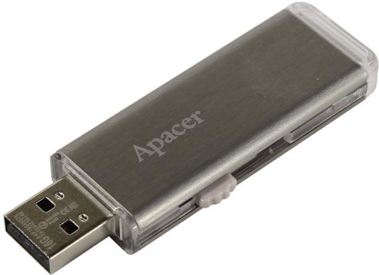 Флешка 16Gb Apacer AH33A USB 2.0 серебристый AP16GAH33AS-1