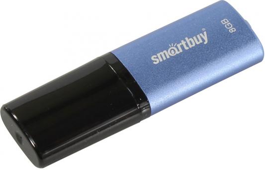 Флешка 8Gb Smart Buy X-Cut USB 2.0 синий черный SB8GBXC-SB