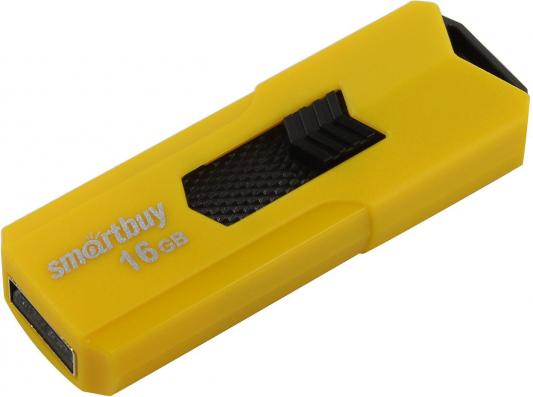 Флешка 16Gb Smart Buy Stream USB 2.0 желтый SB16GBST-Y