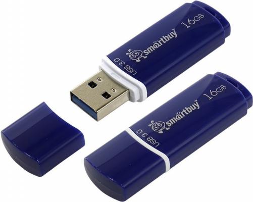 Флешка 16Gb Smart Buy Crown USB 3.0 синий SB16GBCRW-Bl