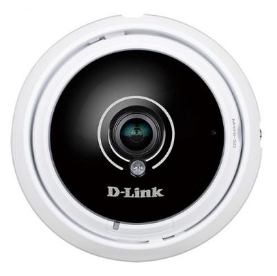 Камера IP D-Link  DCS-4622/UPA/B1A 3 Мп купольная сетевая камера с объективом Fisheye 360?, день/ночь, c ИК-подсветкой до 8 м, PoE, WDR и слотом для к