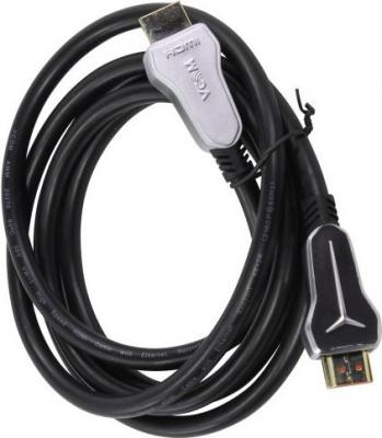 Кабель HDMI 1.8м VCOM Telecom CG579-1.8M круглый черный