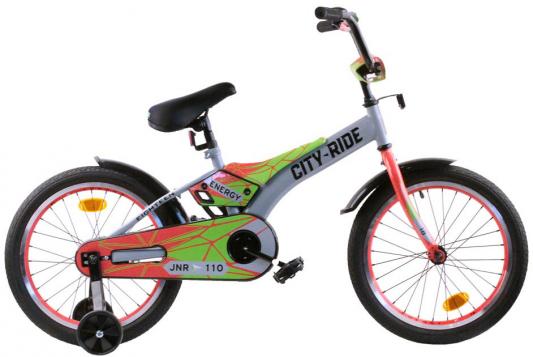 Велосипед CITY City-Ride G9CBG 18" серо-зеленый