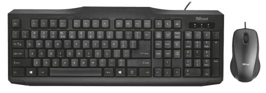(Клавиатура + мышь) Trust Classicline Wired Keyboard and Mouse (21909)