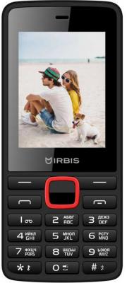Телефон Irbis SF19 черный красный
