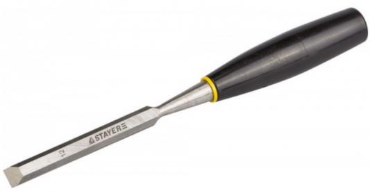 Стамеска STAYER 1820-12  плоская с пластмассовой ручкой, 12мм 1820-12_z01