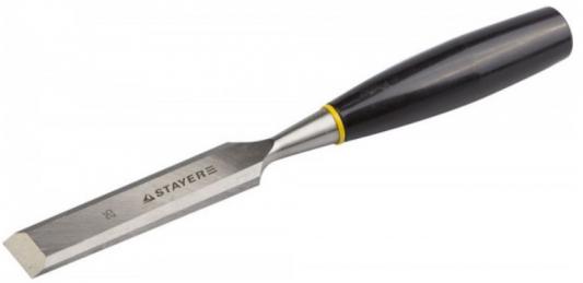 Стамеска STAYER 1820-25  плоская с пластмассовой ручкой, 25мм 1820-25_z01
