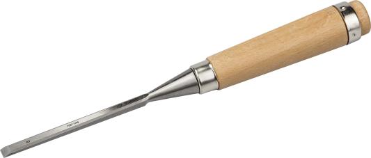 Стамеска-долото ЗУБР 18096-08  Классик с деревянной ручкой, хромованадиевая, 8мм