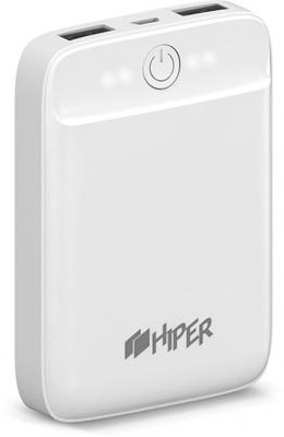 Внешний аккумулятор Power Bank 10000 мАч HIPER SL10000 белый