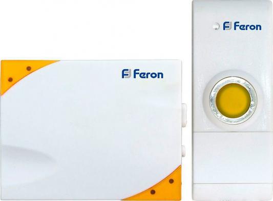 Звонок электрический дверной FERON 23676  (35 мелодий) белый, желтый, E-369