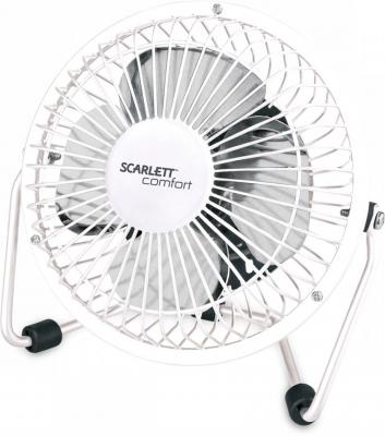 Вентилятор настольный Scarlett Comfort SC-DF111S94 2.5Вт скоростей:2 белый