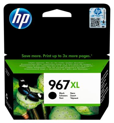 Картридж струйный HP 963 3JA31AE черный (3000стр.) для HP OfficeJet Pro 902x/HP