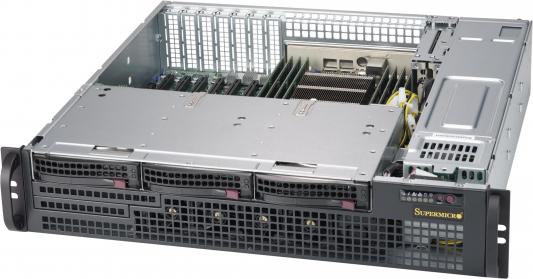 Серверный корпус 2U Supermicro CSE-825MBTQC-R802LPB 2 х 800 Вт чёрный