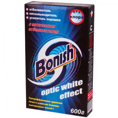 Средство для удаления пятен BONISH Optic white effect 600г